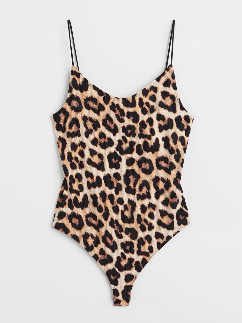 H&M Ribbed Thong Bodysuit